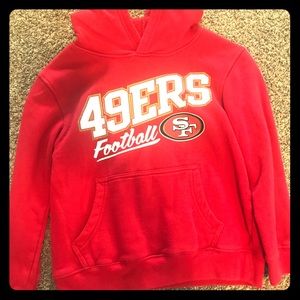 SF 49’s football hoodie